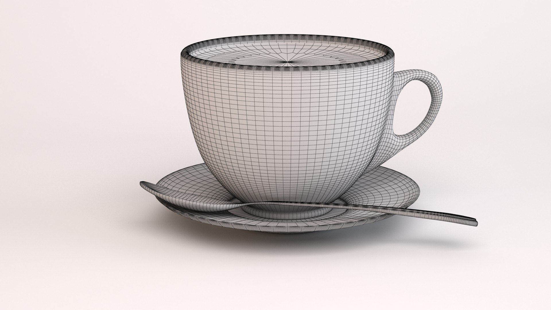 3d coffee cups model