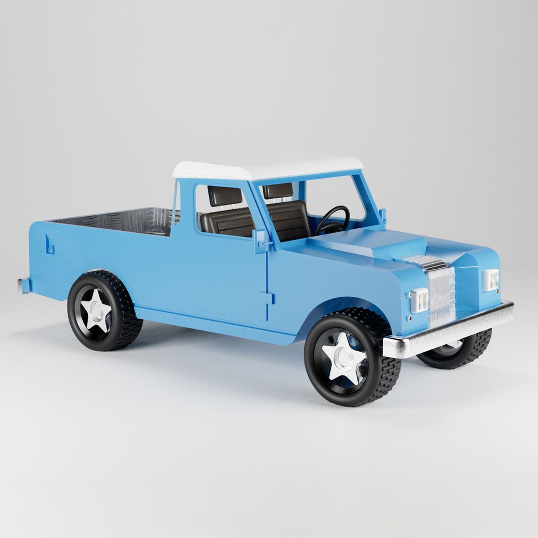 3D low poly truck - Land Rover 109 LWB SERIE III model - TurboSquid 2063758