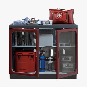 3D Dentist Medical Cabinet