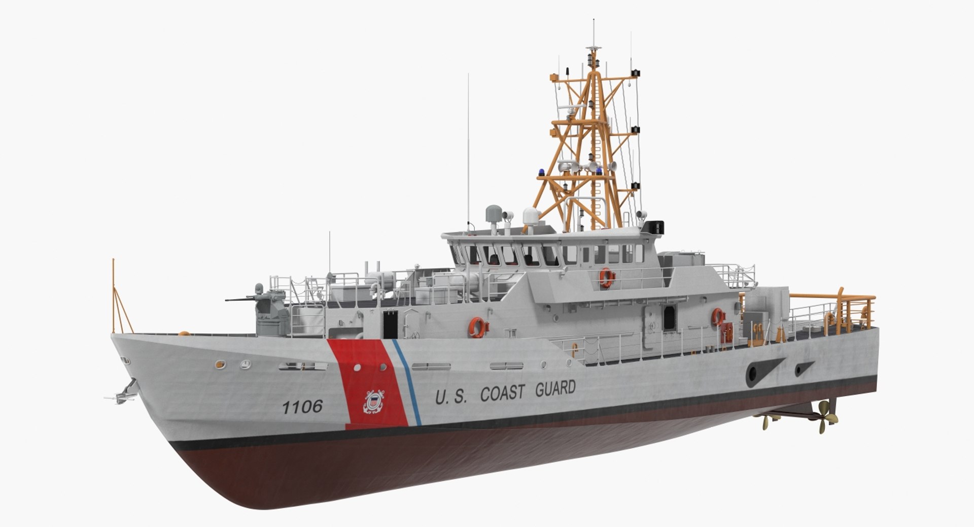 Coast Guard Cutter Jacob Poroo Sentinel Class Ship