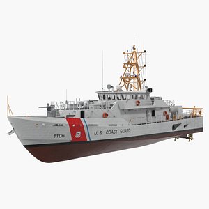 coast guard cutter jacob 3D model