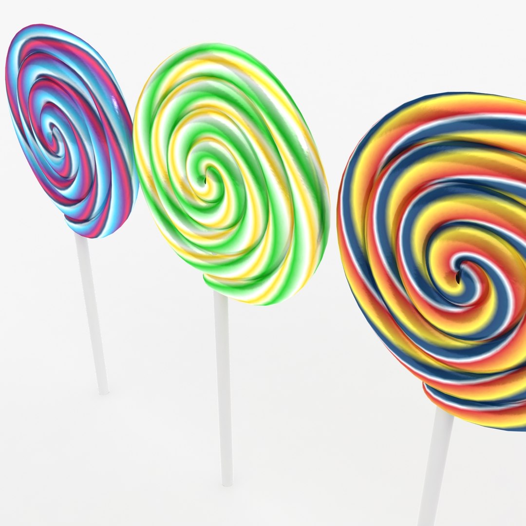 3ds max lollipop 4 colors