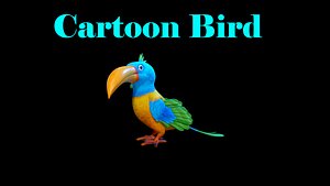 Cartoon Bird Character