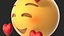 Smile Emoji With Hearts