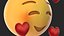 Smile Emoji With Hearts