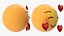 Smile Emoji With Hearts