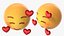 Smile Emoji With Hearts