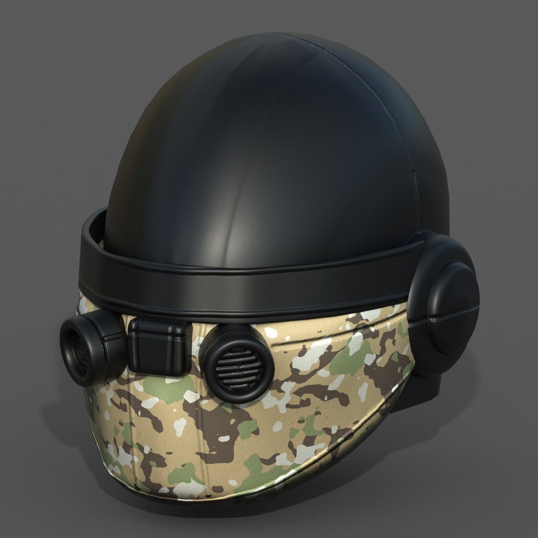 3D Mask Helmet - TurboSquid 1598845