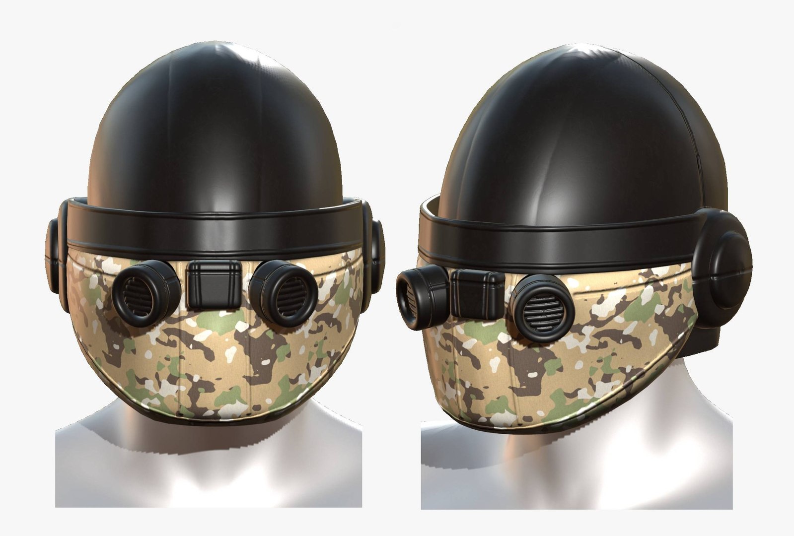 3D Mask Helmet - TurboSquid 1598845