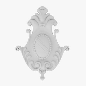 Cartouche Ornament 044 3D model