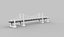 Suspension Bridge 02 3D model 3D model