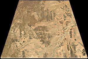 Mecca Red Sea n20 e42 topography Saudi Arabian 3D model