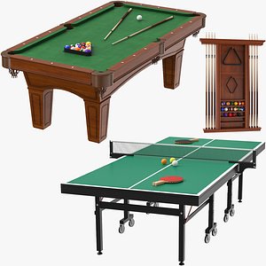 Ping Pong And Billiards Tables Collection