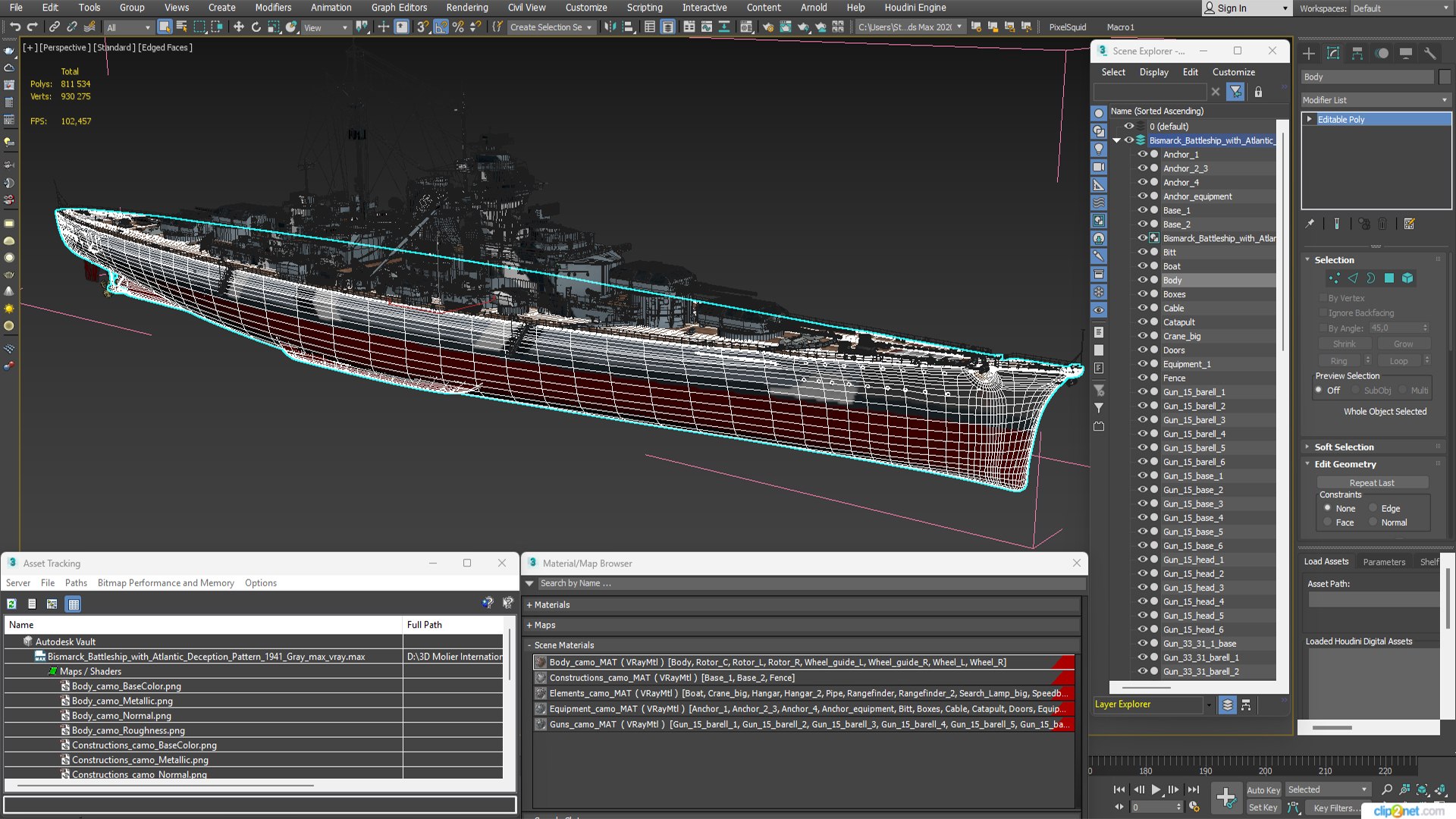 3D model Bismarck Battleship with Atlantic Deception Pattern 1941 Gray https://p.turbosquid.com/ts-thumb/J6/Vj4mNd/GG/bismarck_battleship_with_atlantic_deception_pattern_1941_gray_033/jpg/1755561794/1920x1080/fit_q87/1ed84365d6a12168245bed0acddabf3e8d134cdd/bismarck_battleship_with_atlantic_deception_pattern_1941_gray_033.jpg