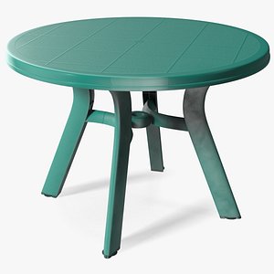 Plastic Table Green 3D