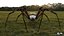3D model Rigged wasp spider