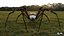 3D model Rigged wasp spider