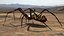 3D model Rigged wasp spider