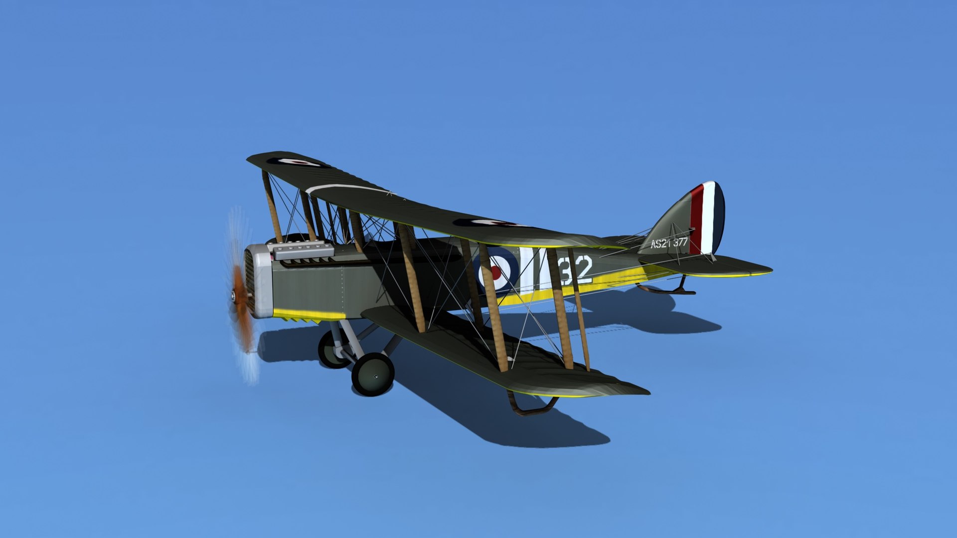 3d Airco Dh-4 V02 Raf - Turbosquid 1752537