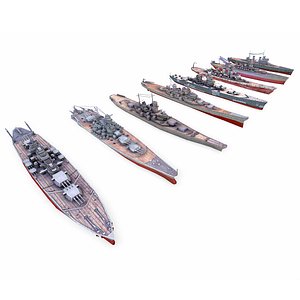 Battleship Miniatures 3D model
