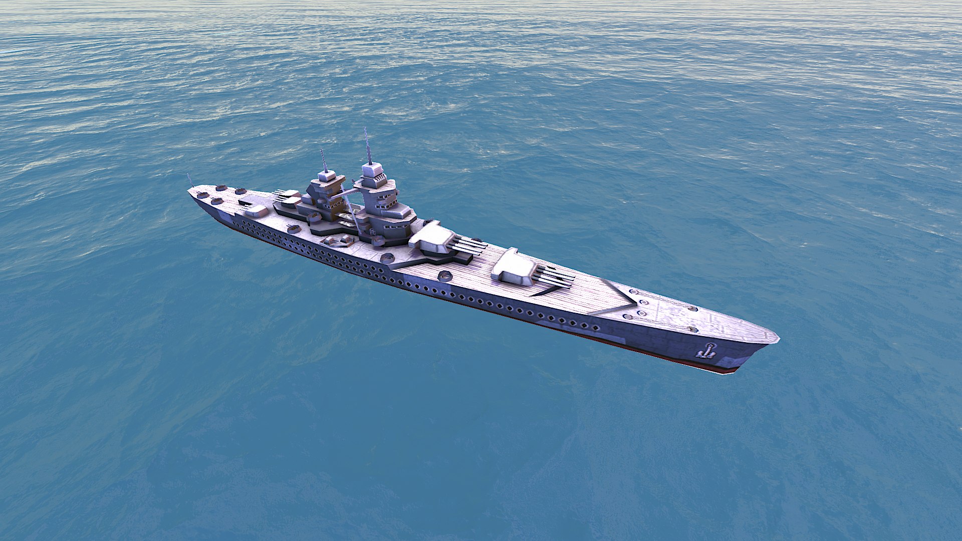 Battleship Miniatures 3D model - TurboSquid 1932208