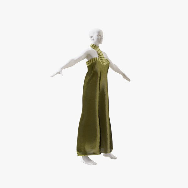 Elvs Goddess Dress 9 3D model - TurboSquid 1725549