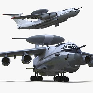 3D model Aerial Reconnaissance Aircraft Rigged