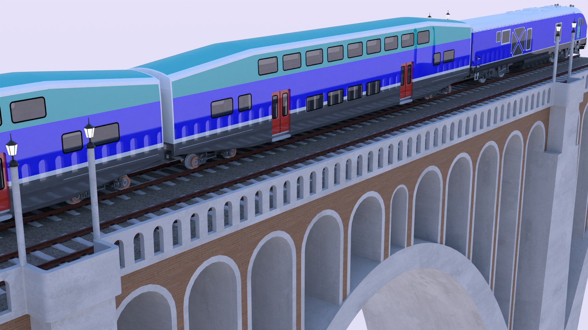 Viaduct with BiLevel train 3D https://p.turbosquid.com/ts-thumb/J6/gYyBfR/BF/bridge_doubledeck_2/png/1742162316/1920x1080/fit_q87/693ddeade2707a38bd912f5ef0495a84f9b898c3/bridge_doubledeck_2.jpg