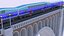 Viadotto con treno BiLevel