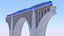 Viadotto con treno BiLevel