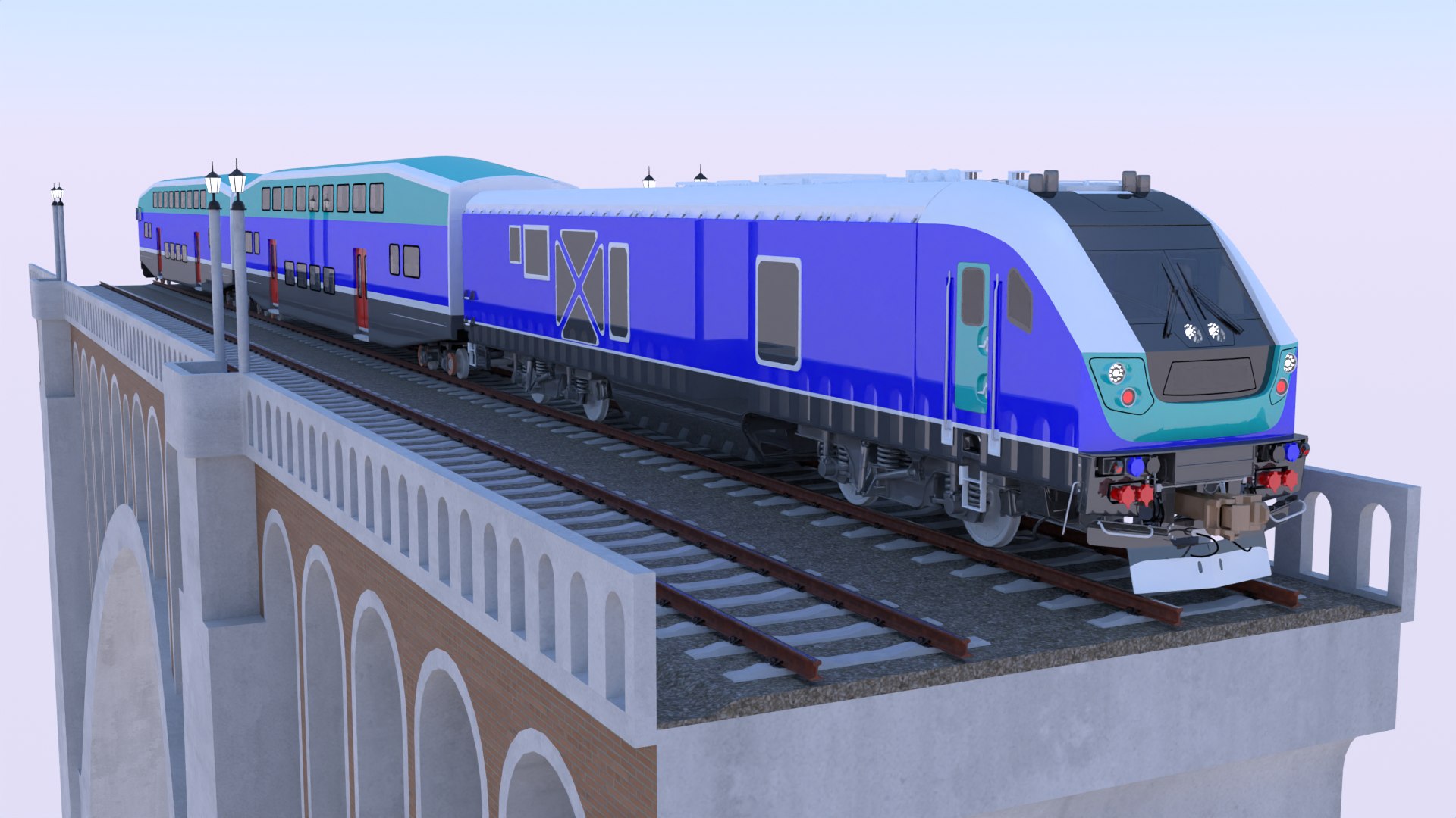 Viaduct with BiLevel train 3D https://p.turbosquid.com/ts-thumb/J6/gYyBfR/wl/bridge_doubledeck_3/png/1742162316/1920x1080/fit_q87/43fc0e176f77c41c01fa88464959462fd399db82/bridge_doubledeck_3.jpg