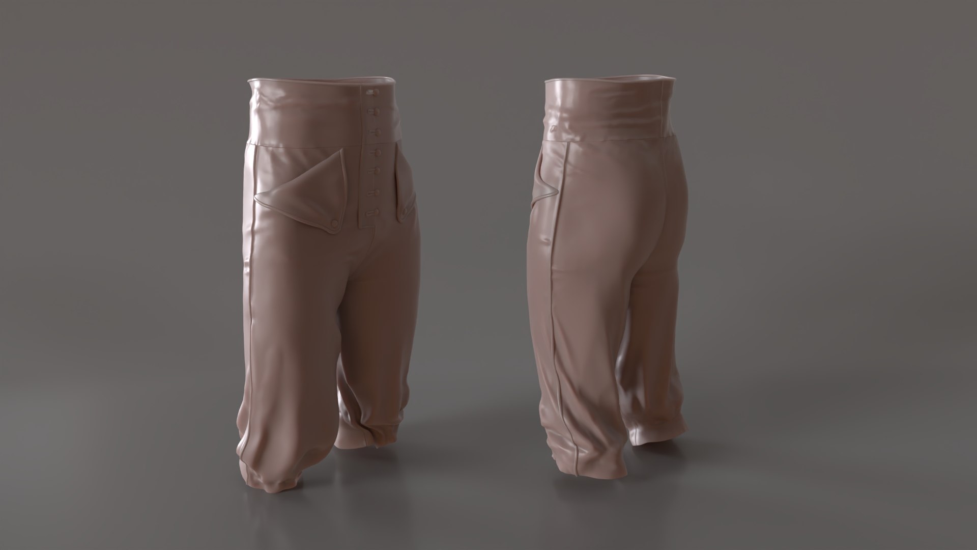 Leather Pants 3D - TurboSquid 2428451