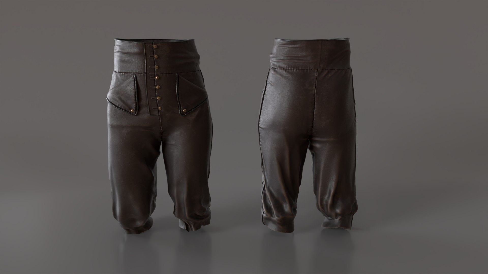 Leather Pants 3D - TurboSquid 2428451