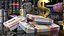 3D model Cash Pile 50 Pounds