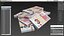 3D model Cash Pile 50 Pounds