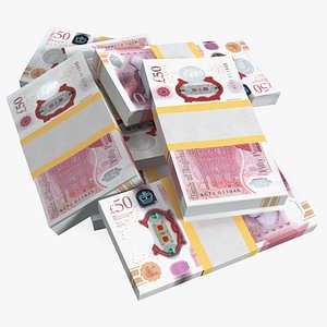 Cash Pile 50 Pounds