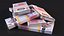 3D model Cash Pile 50 Pounds