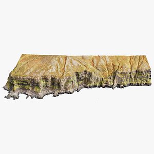 Coastal Cliff Formation - 3D PBR Model4