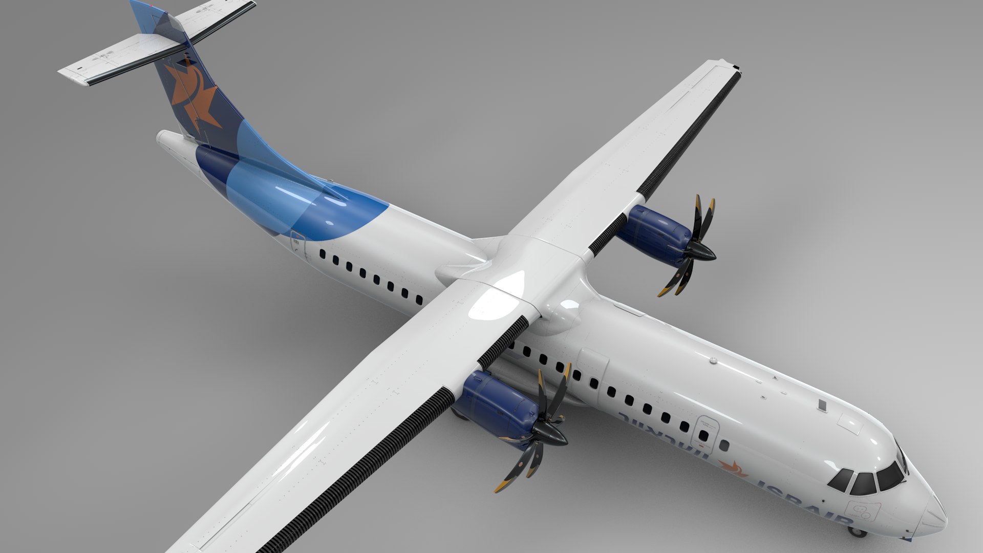 3D model ATR 72 ISRAIR Airlines L1883 https://p.turbosquid.com/ts-thumb/J6/s2OHxI/Sl/15_i5/png/1686797790/1920x1080/fit_q87/9e8a21a242cb629e1338ba7be8fdbdecc00a5828/15_i5.jpg