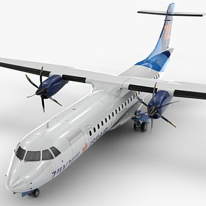 3D model ATR 72 ISRAIR Airlines L1883