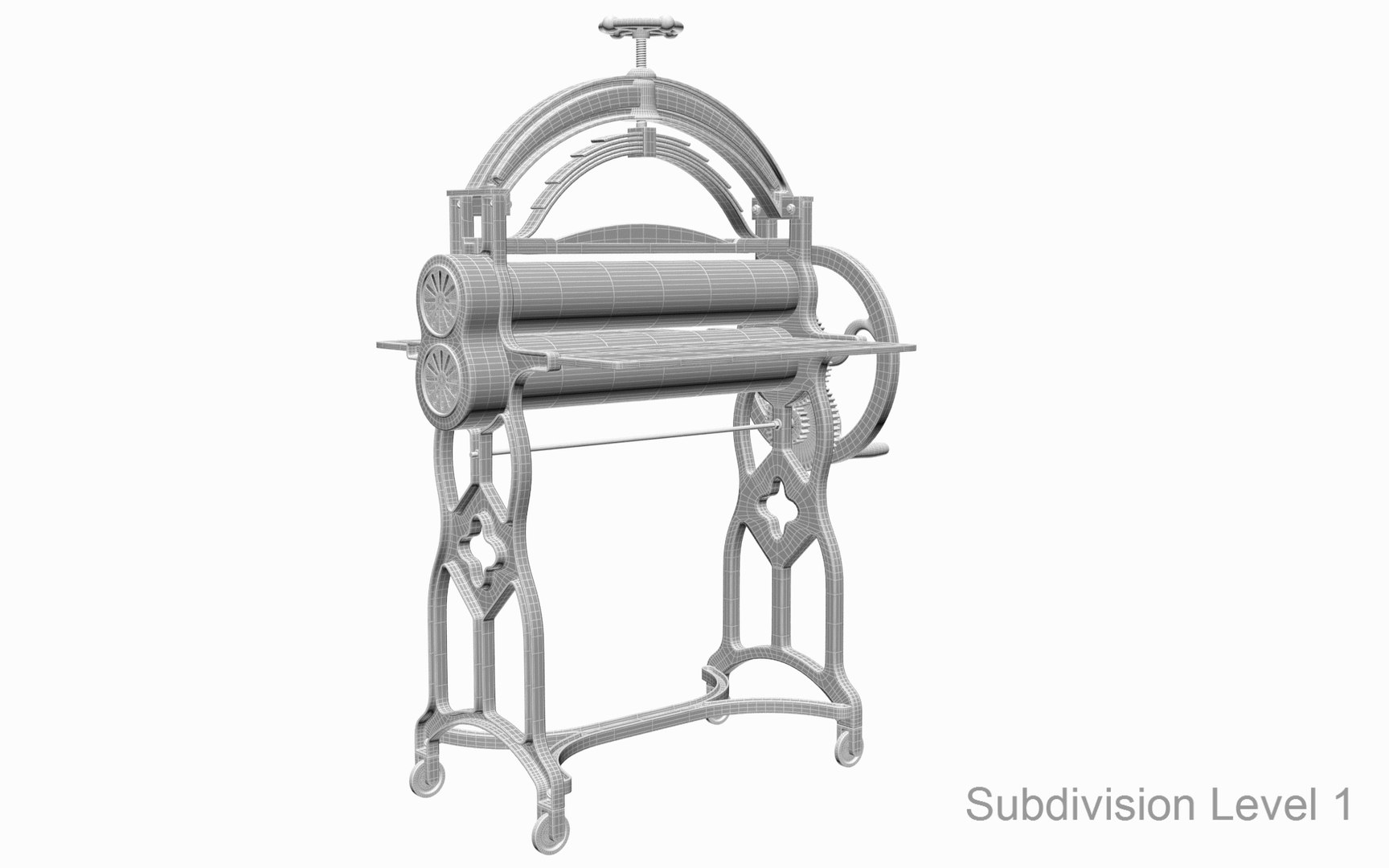 3D model cast iron mangle https://p.turbosquid.com/ts-thumb/J6/uQupFE/sr/ironmangle_43_hf/jpg/1653053414/1920x1080/fit_q87/4c17d6b71e5da9b015f5ca5ee2a40a39de287476/ironmangle_43_hf.jpg