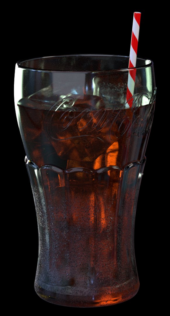 3d Model Coca Cola Glass - Turbosquid 1195184