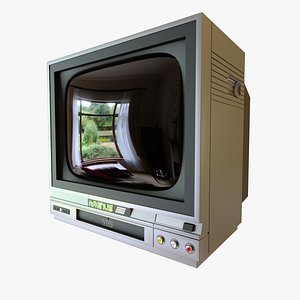 90s Small TV VCR Combo