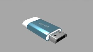 usb flash drive 3D
