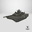Rigged Abrams-X Main US Battle Tank NATO Skin PBR model