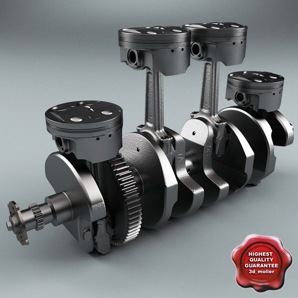 3D Crankshaft Models TurboSquid