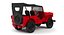 Red Jeep Willys