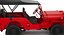 Red Jeep Willys