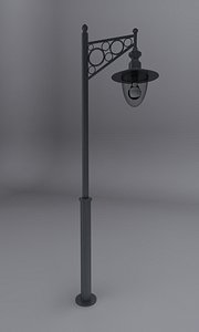 3d street lamp