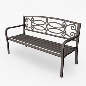 Metallic Garden Bench